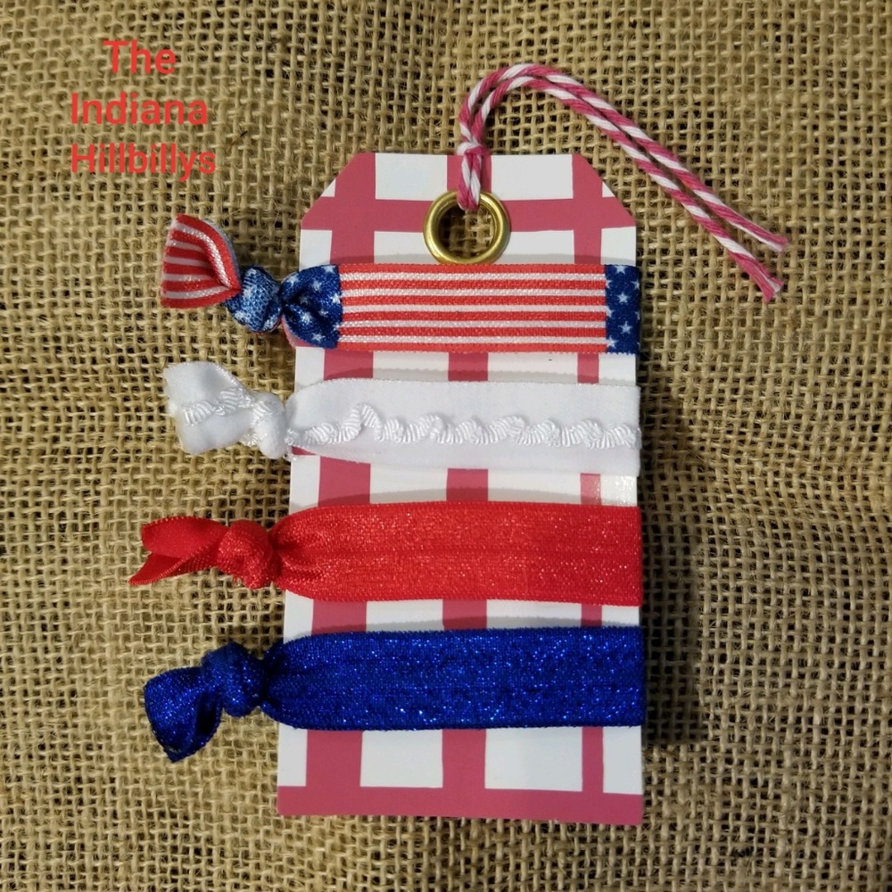 July 4th Hair Ties